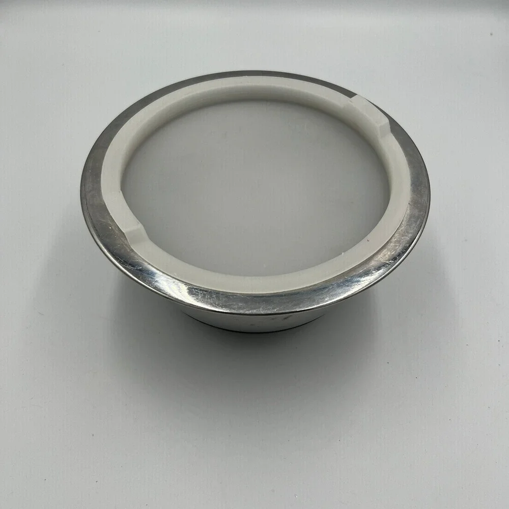 Wolfgang Puck Mixing Bowl Set Unisex OS Silver Good Stainless Steel Lidded 3pc